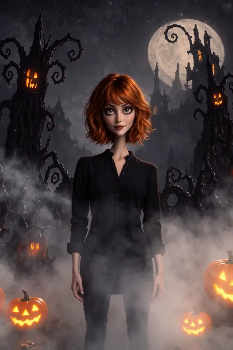 Nightmare Cartoon Halloween trend reference detail